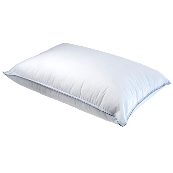 271 Μαξιλάρι Percale 100% Cotton Down Proof Δίγαζο Piping 50 Χ 70 cm
